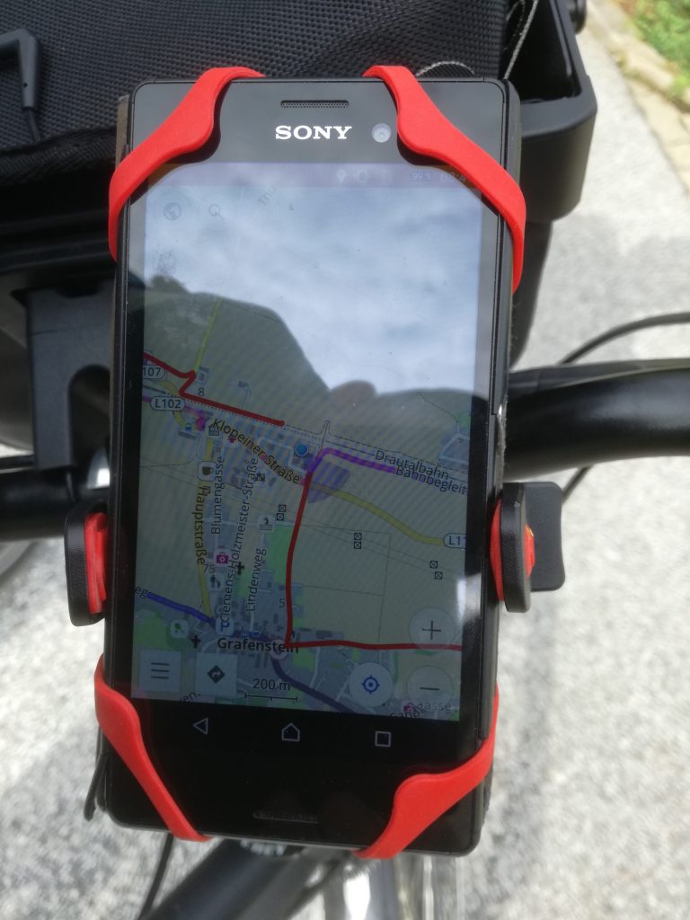 Download gpx and following the route